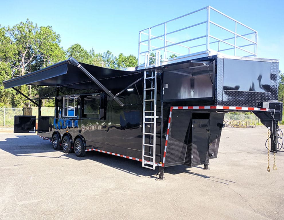 Southern Dimensions 36′- Fully Loaded With Smoker Gooseneck-ELEC OLE Hickory Pit (SDG-601)