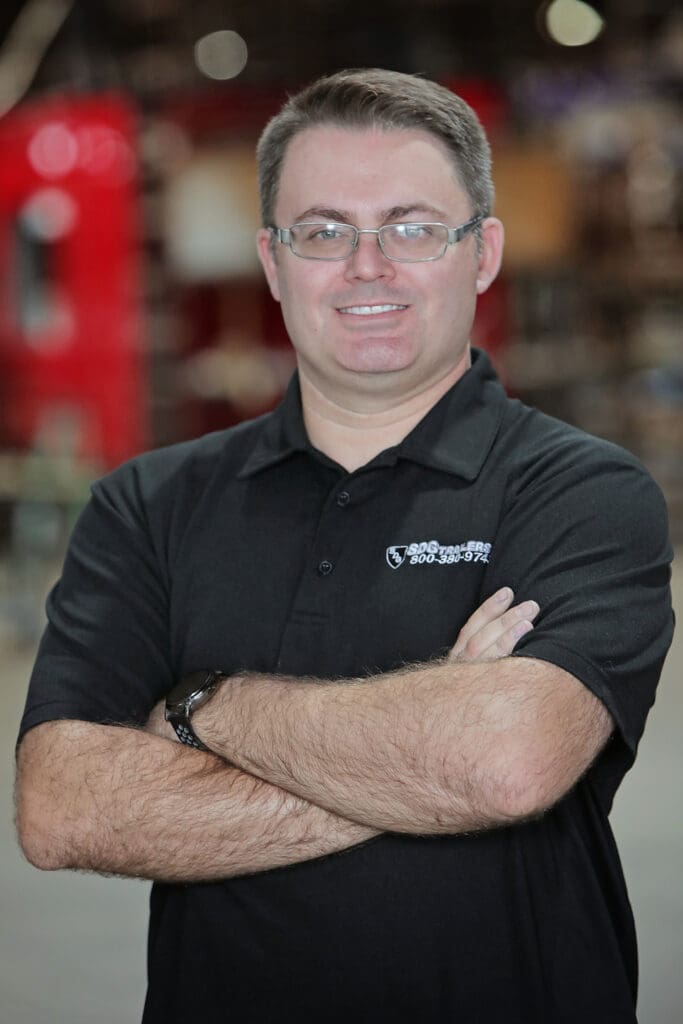 A member of the SDG Trailers team