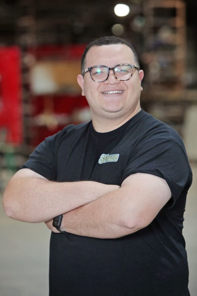 A member of the SDG Trailers team