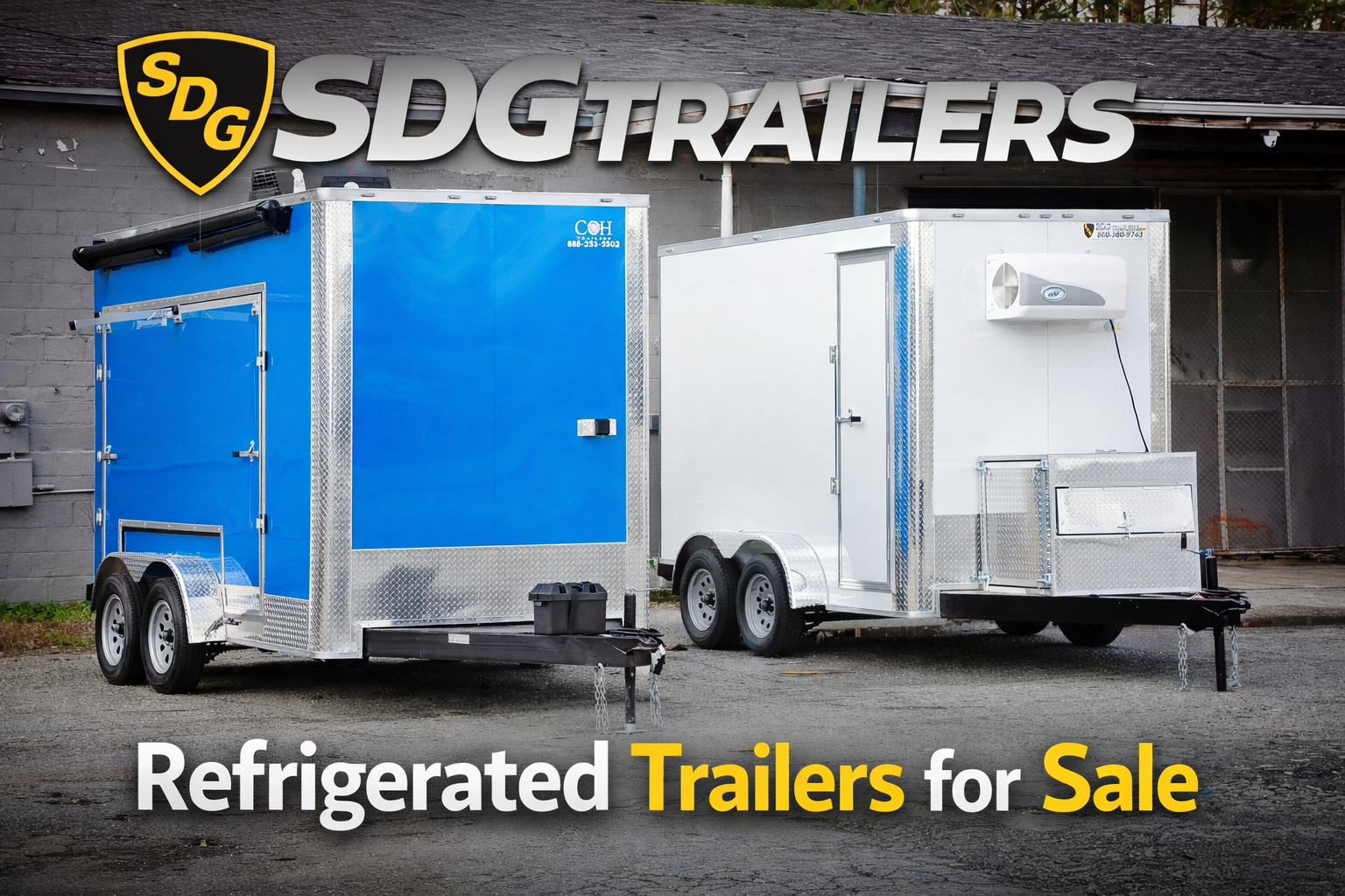 Refrigerated Trailers for Sale: Reliable Cold Storage Solutions from SDG Trailers