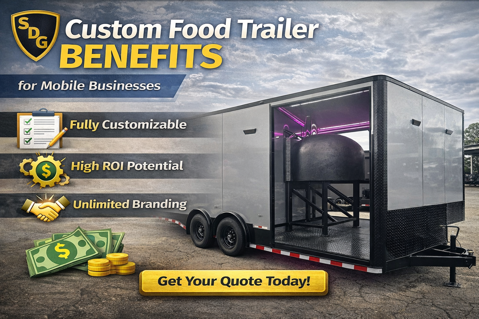Why Custom Food Trailers Help Mobile Operators Thrive